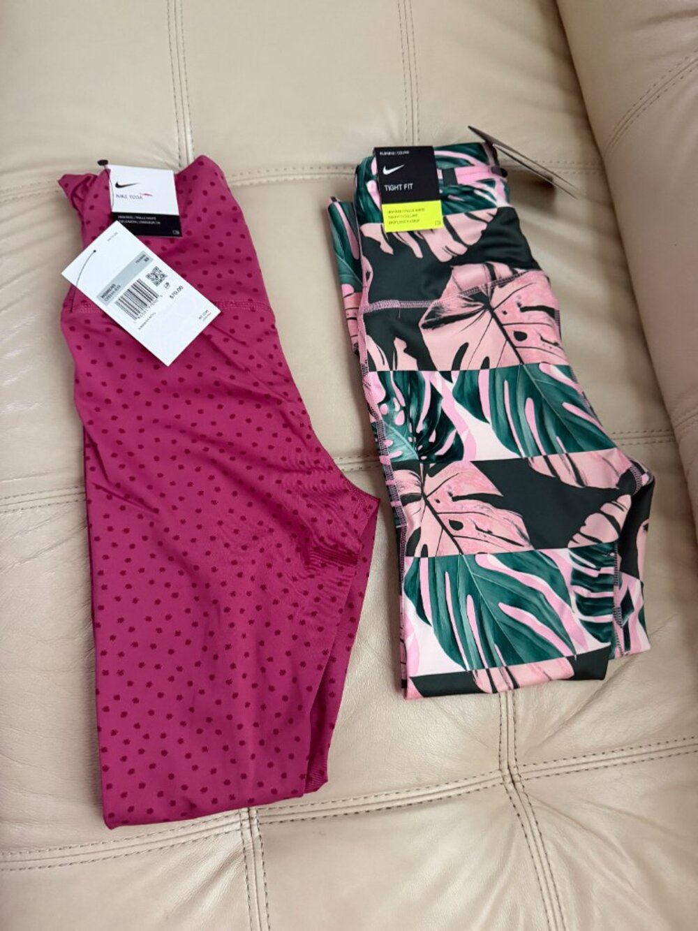 TWO (2) Nike Women's mixed Styles Leggings X-Small NEW with TAGS